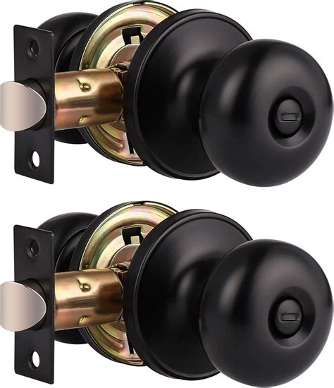 black stainless steel door knobs